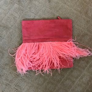 Banana Republic Flamingo Pink Purse - image 1